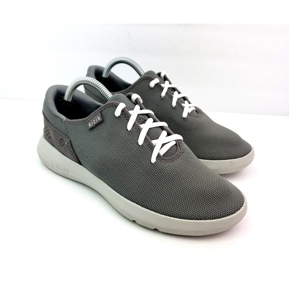 Kizik Madrid Womens Size 6.5 Gray Eco Knit Hands Free Casual Sneaker Shoes